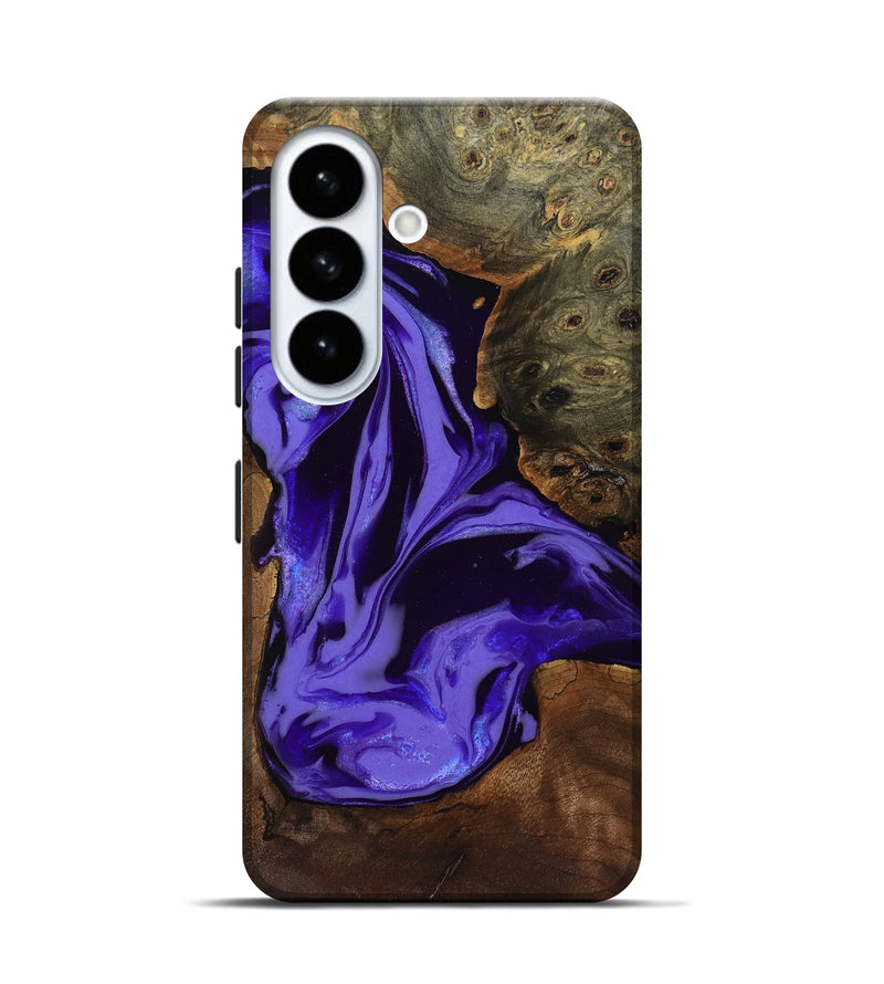 Galaxy S26 Wood Live Edge Phone Case - Adell (Purple, 808660)