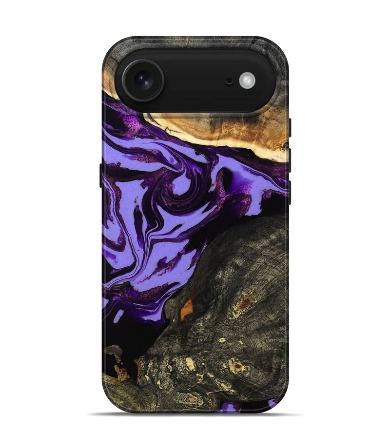 iPhone 17 Air Wood Live Edge Phone Case - Lexus (Purple, 808689)