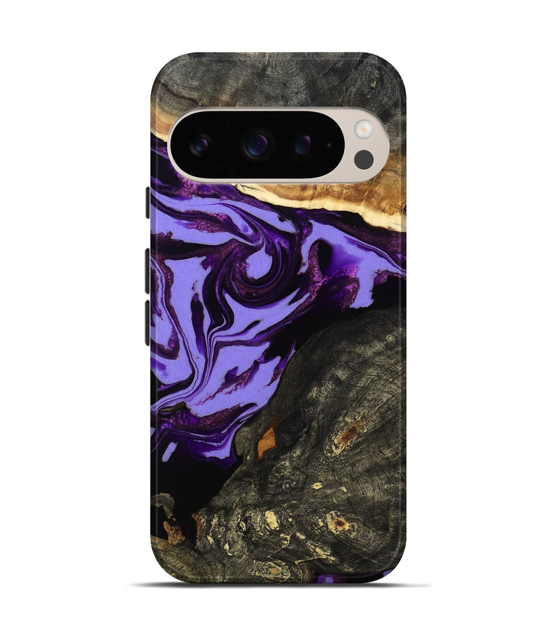 Pixel 10 Wood Live Edge Phone Case - Lexus (Purple, 808689)