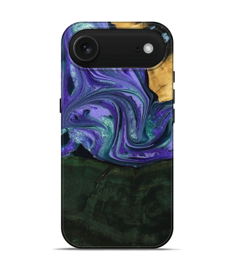 iPhone 17 Air Wood Live Edge Phone Case - Raelynn (Purple, 808694)