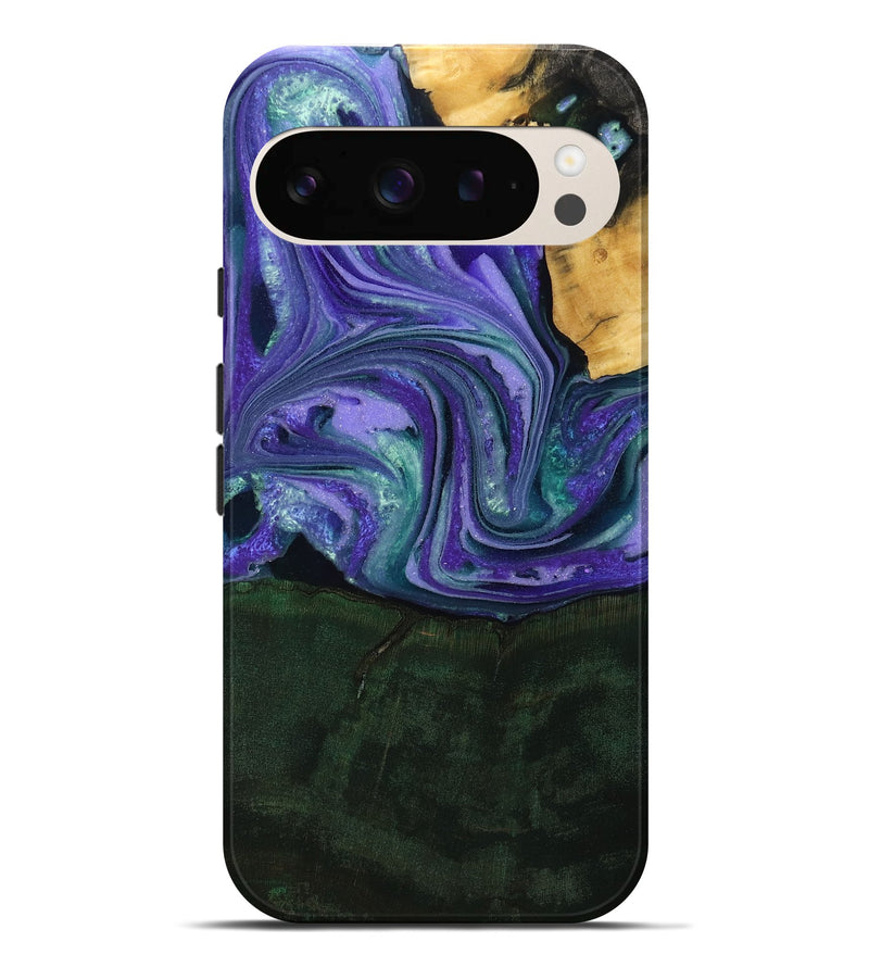 Pixel 9 Pro XL Wood Live Edge Phone Case - Raelynn (Purple, 808694)