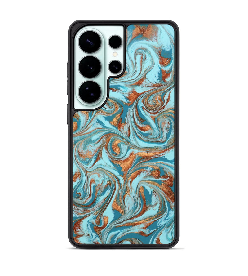 Galaxy S26 Ultra ResinArt Phone Case - Jorja (Teal & Gold, 808820)
