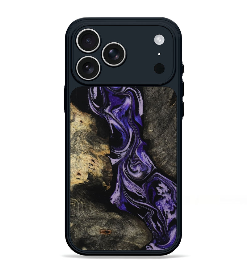 iPhone 17 Pro Max Wood Phone Case - Jalen (Purple, 808826)
