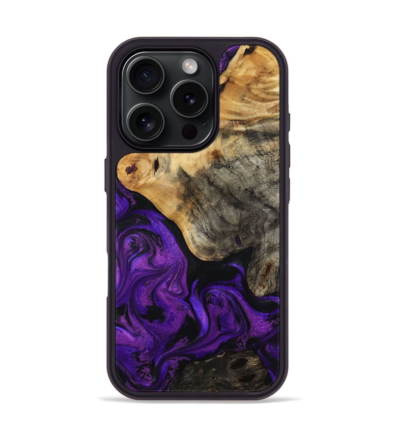 iPhone 16 Pro Wood Phone Case - Doug (Purple, 808830)