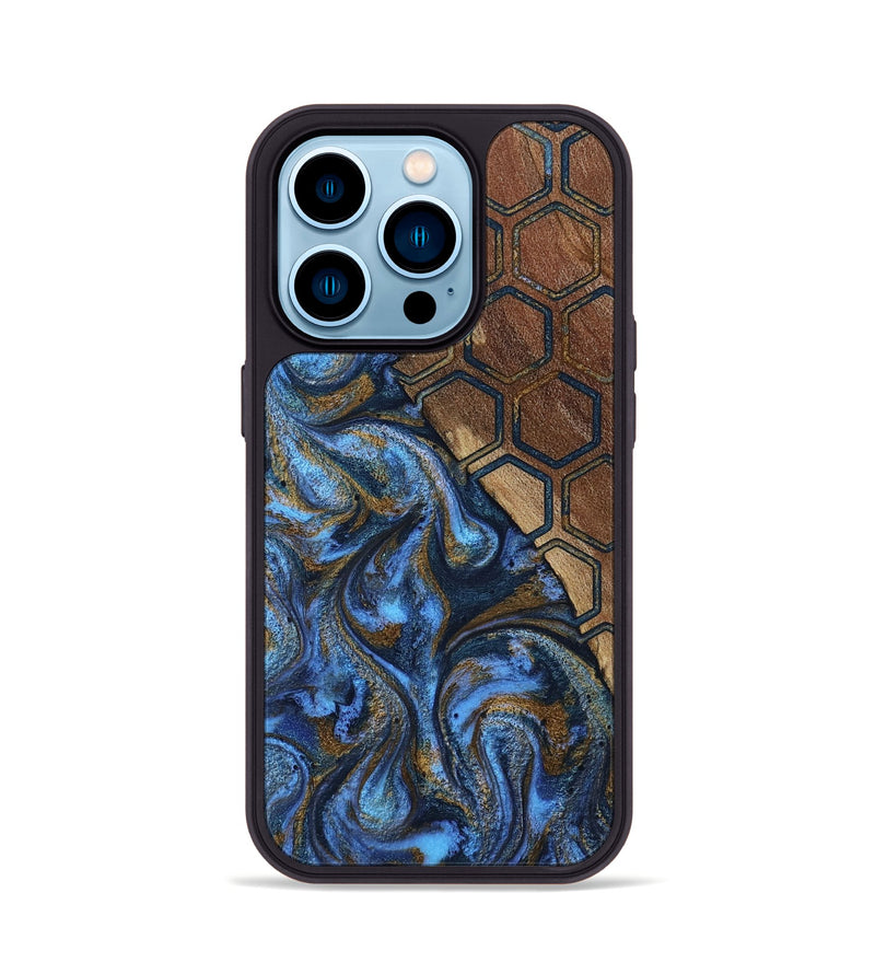 iPhone 14 Pro Wood Phone Case - Verona (Pattern, 808860)