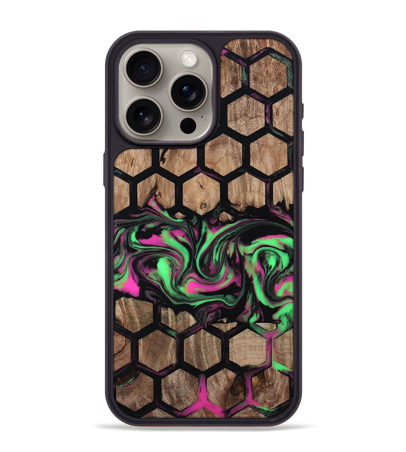 iPhone 15 Pro Max Wood Phone Case - Rubi (Pattern, 808868)