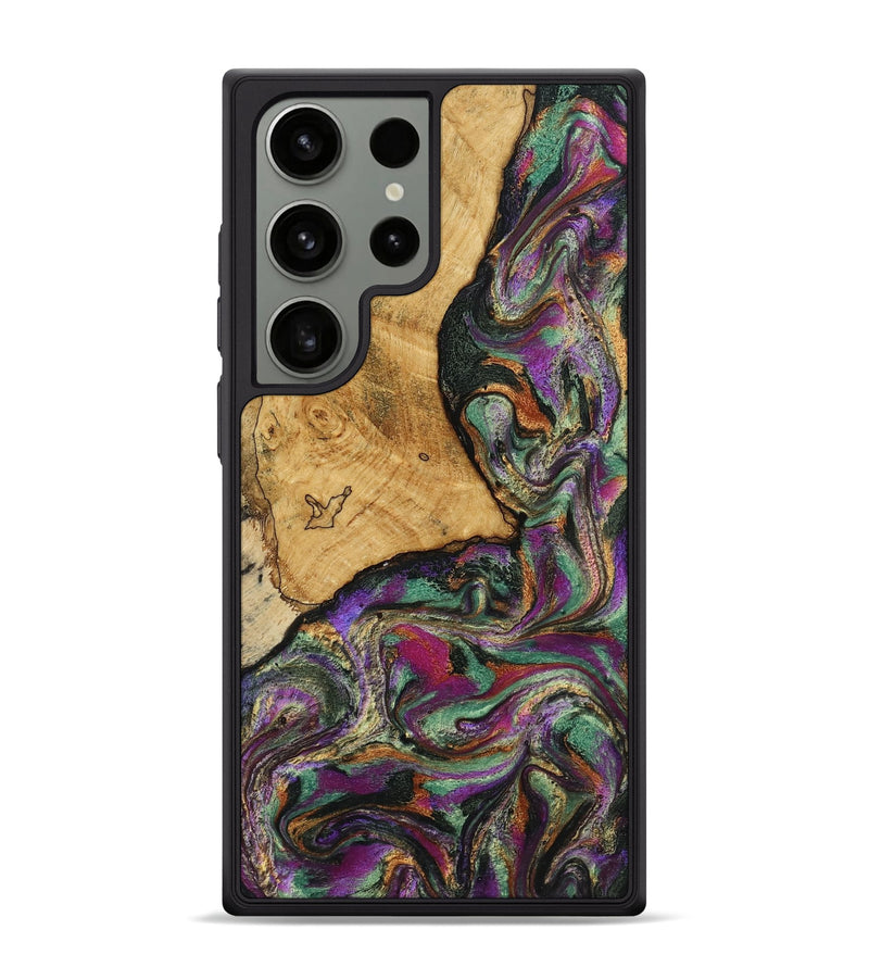 Galaxy S24 Ultra Wood Phone Case - Janel (Green, 808883)