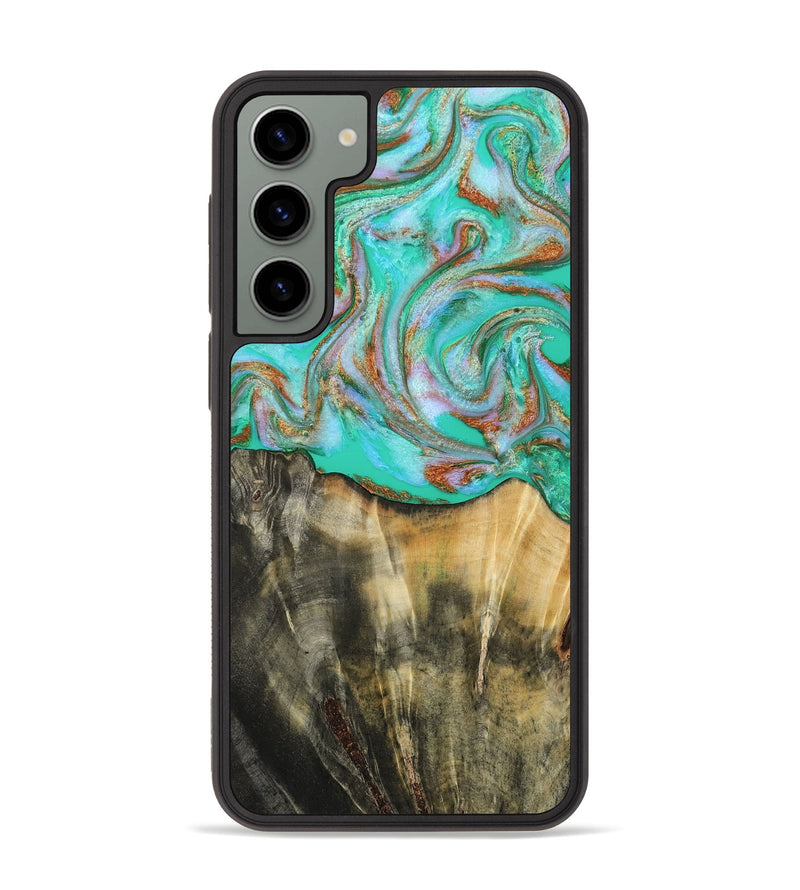 Galaxy S23 Plus Wood Phone Case - Addisyn (Green, 808887)