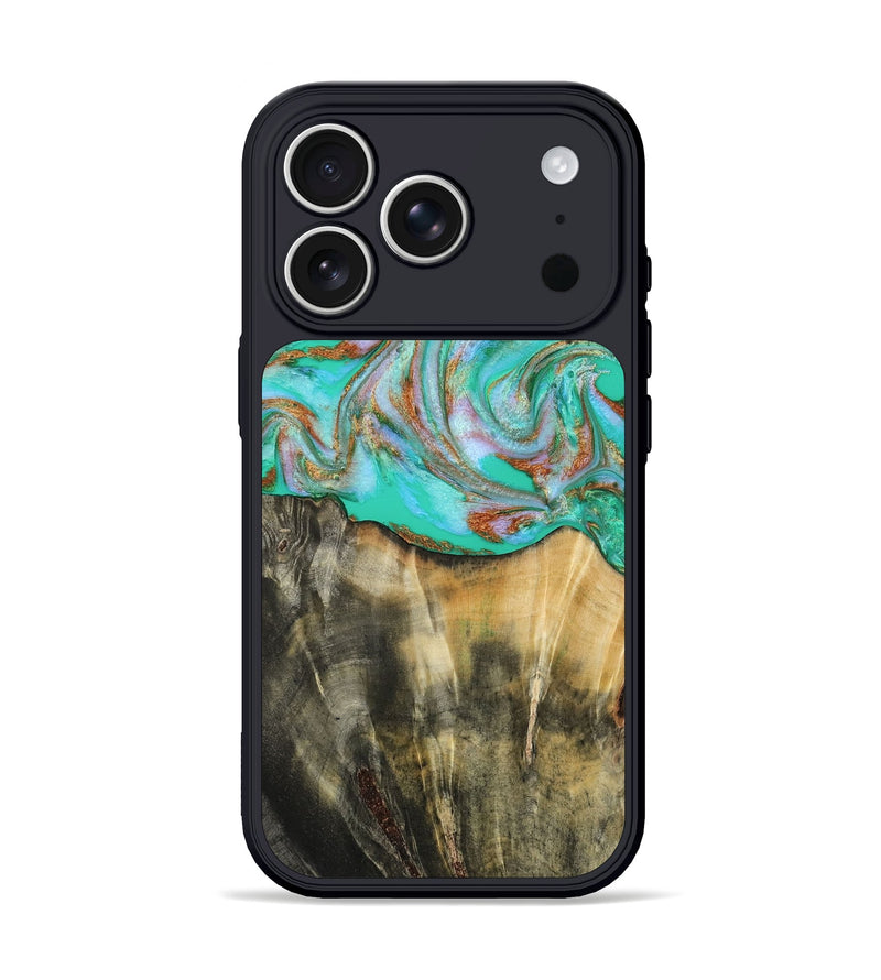 iPhone 17 Pro Wood Phone Case - Addisyn (Green, 808887)