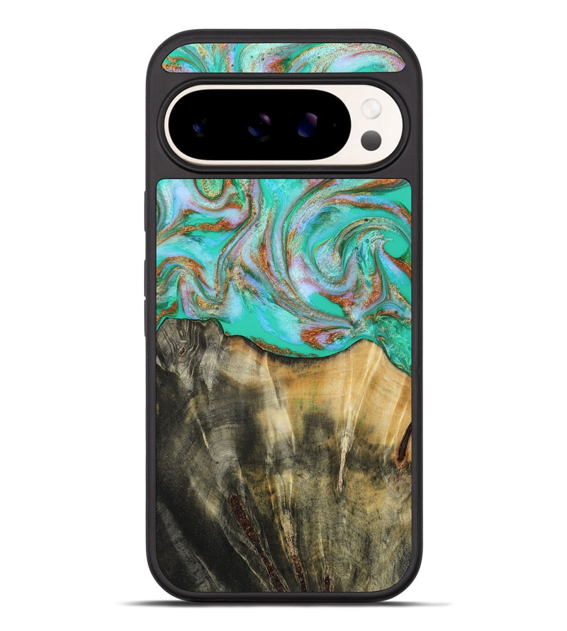 Pixel 10 Pro XL Wood Phone Case - Addisyn (Green, 808887)