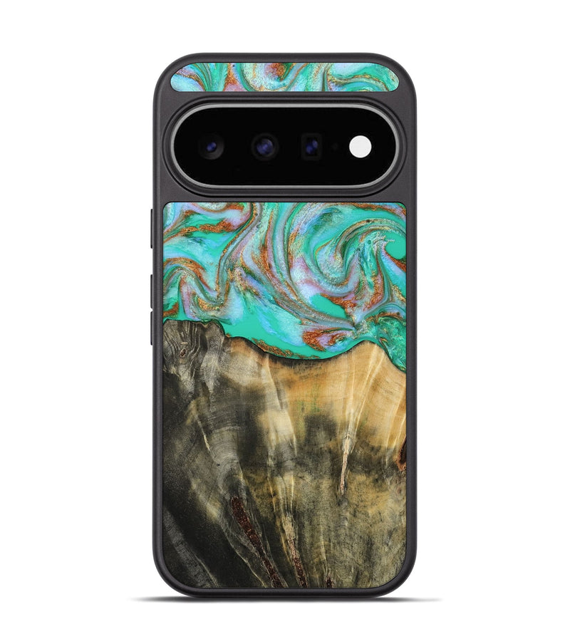Pixel 11 Wood Phone Case - Addisyn (Green, 808887)