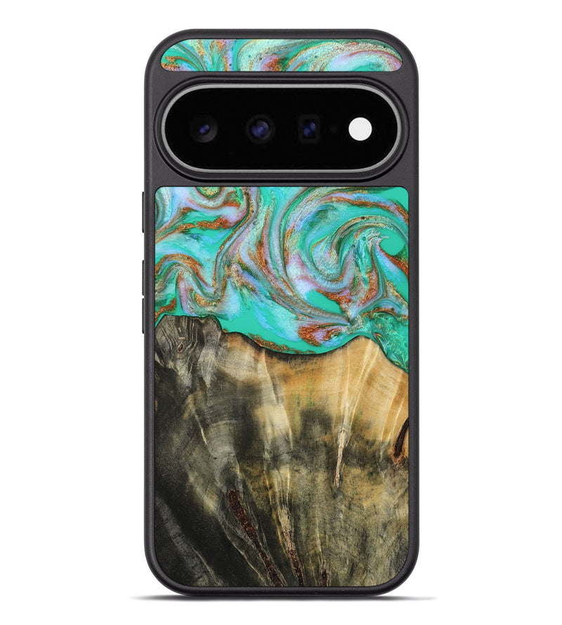 Pixel 11 Pro XL Wood Phone Case - Addisyn (Green, 808887)