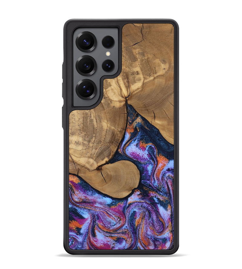 Galaxy S25 Ultra Wood Phone Case - Jesica (Blue, 808892)