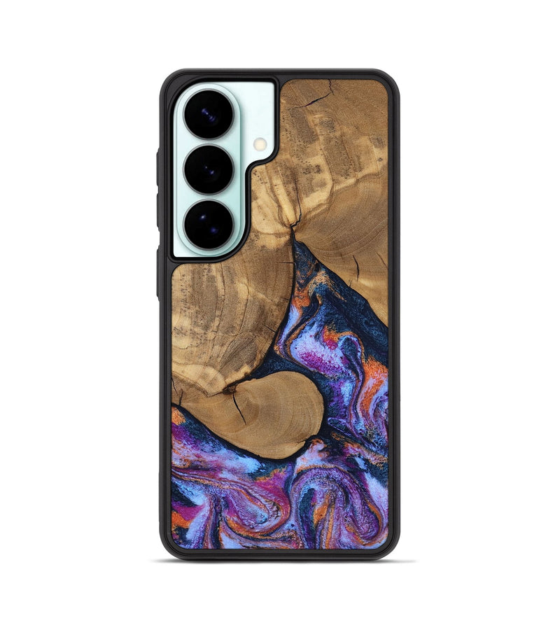 Galaxy S26 Wood Phone Case - Jesica (Blue, 808892)