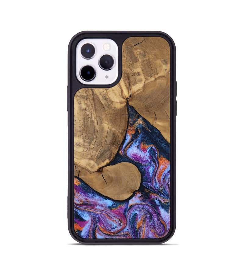 iPhone 11 Pro Wood Phone Case - Jesica (Blue, 808892)
