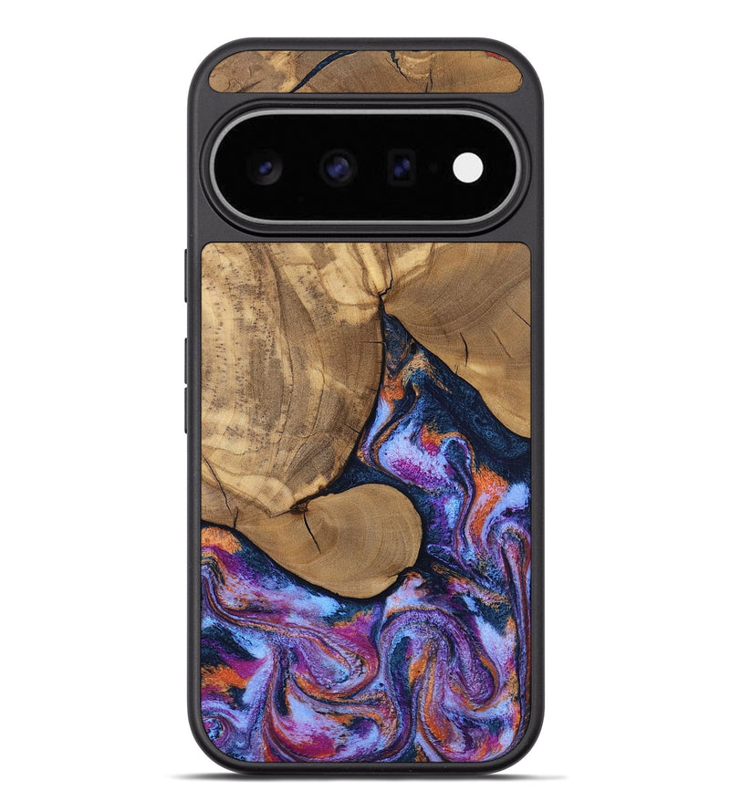 Pixel 11 Pro XL Wood Phone Case - Jesica (Blue, 808892)