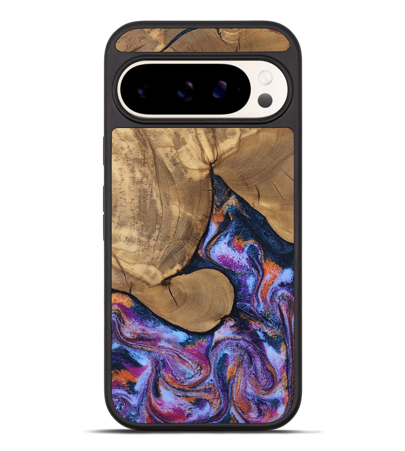 Pixel 9 Pro XL Wood Phone Case - Jesica (Blue, 808892)