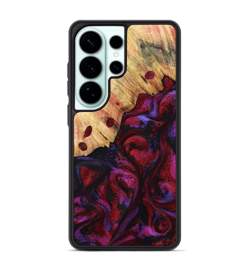 Galaxy S26 Ultra Wood Phone Case - Elvin (Red, 808903)