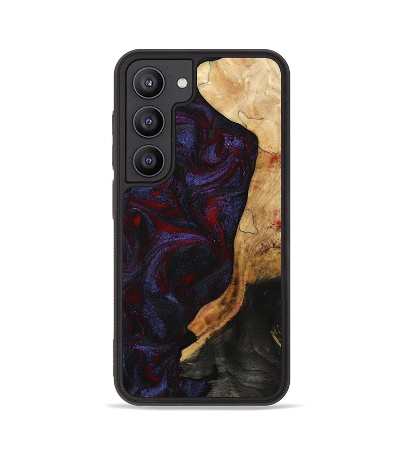 Galaxy S23 Wood Phone Case - Erich (Red, 808909)