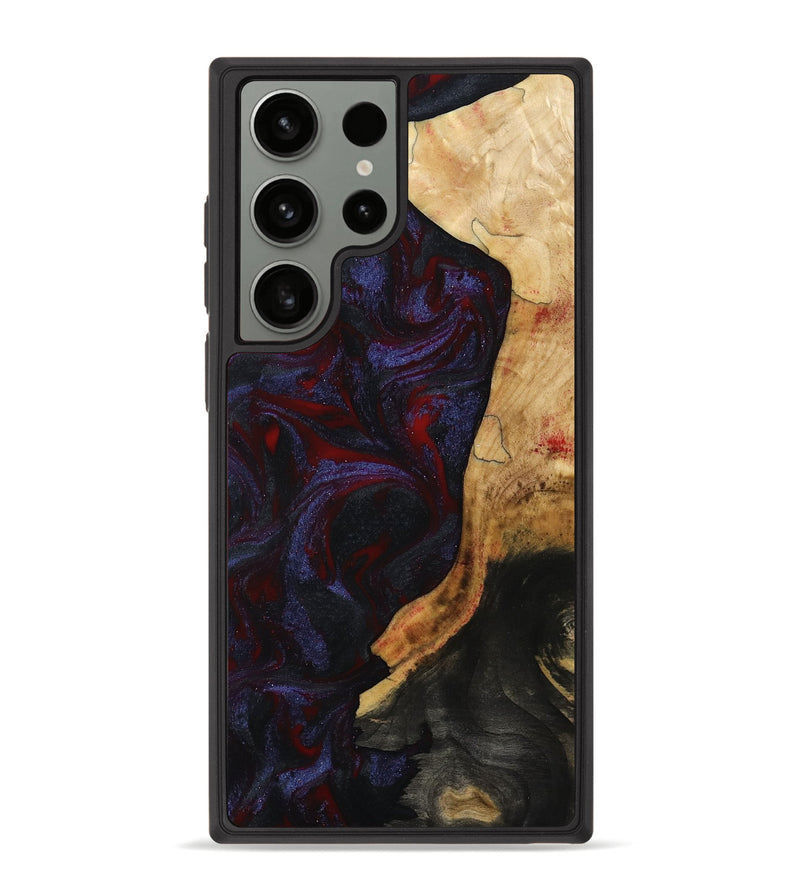 Galaxy S23 Ultra Wood Phone Case - Erich (Red, 808909)