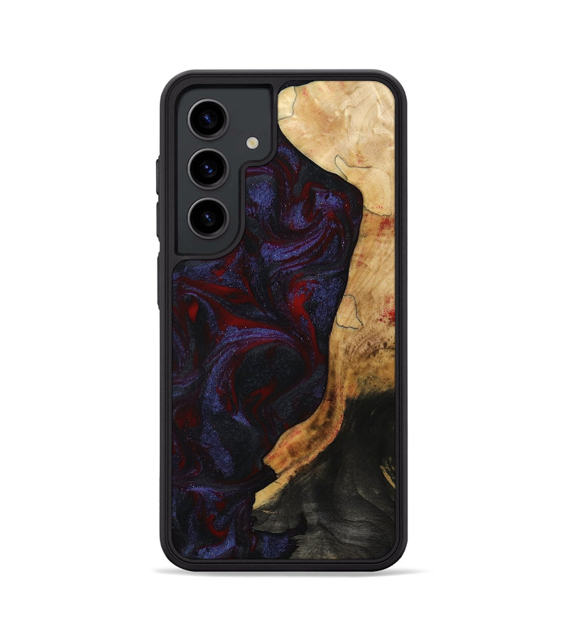 Galaxy S24 Wood Phone Case - Erich (Red, 808909)