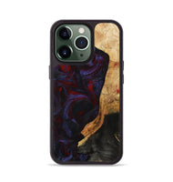 iPhone 13 Pro Wood Phone Case - Erich (Red, 808909)