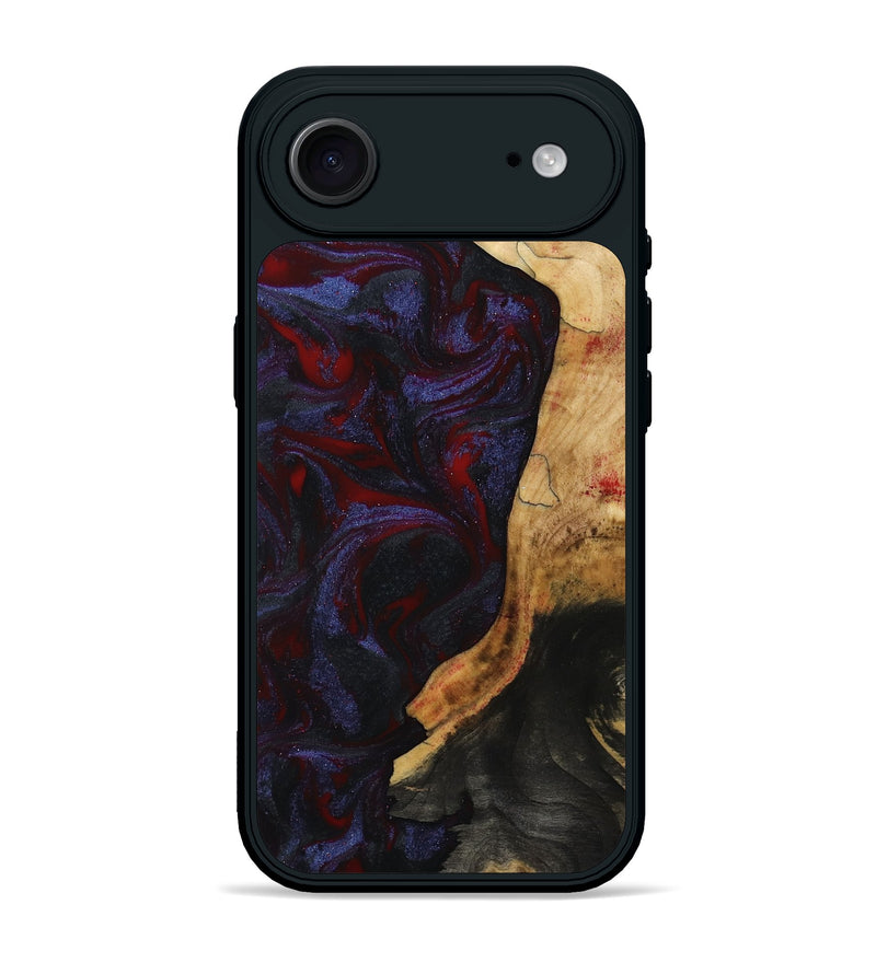 iPhone 17 Air Wood Phone Case - Erich (Red, 808909)