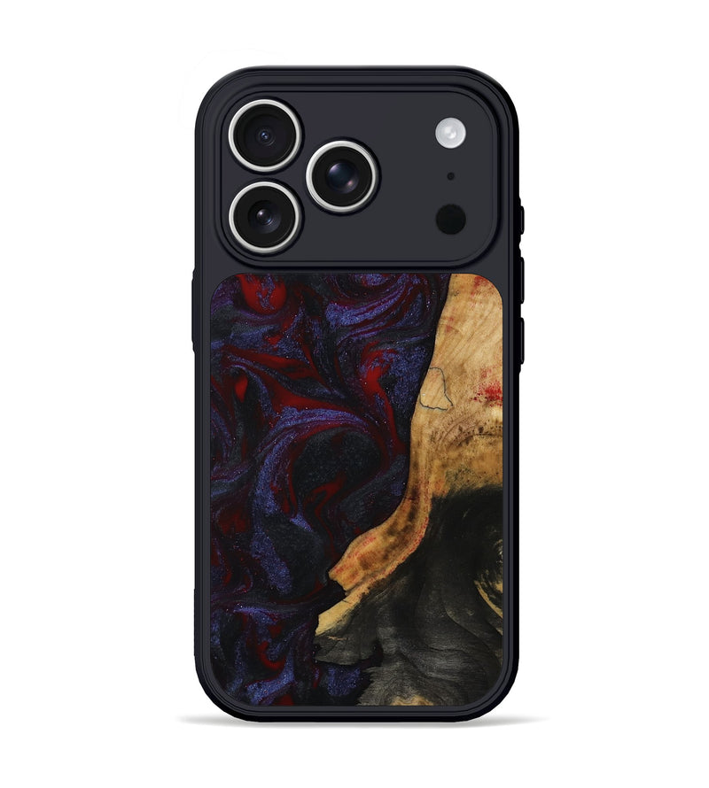 iPhone 17 Pro Wood Phone Case - Erich (Red, 808909)
