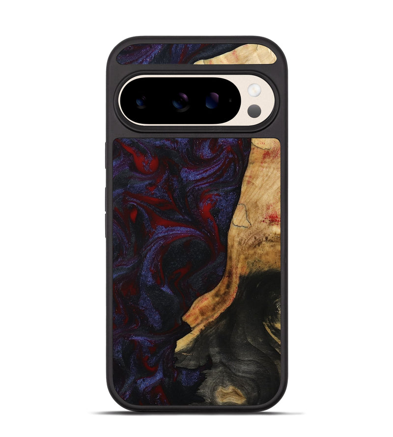 Pixel 10 Wood Phone Case - Erich (Red, 808909)