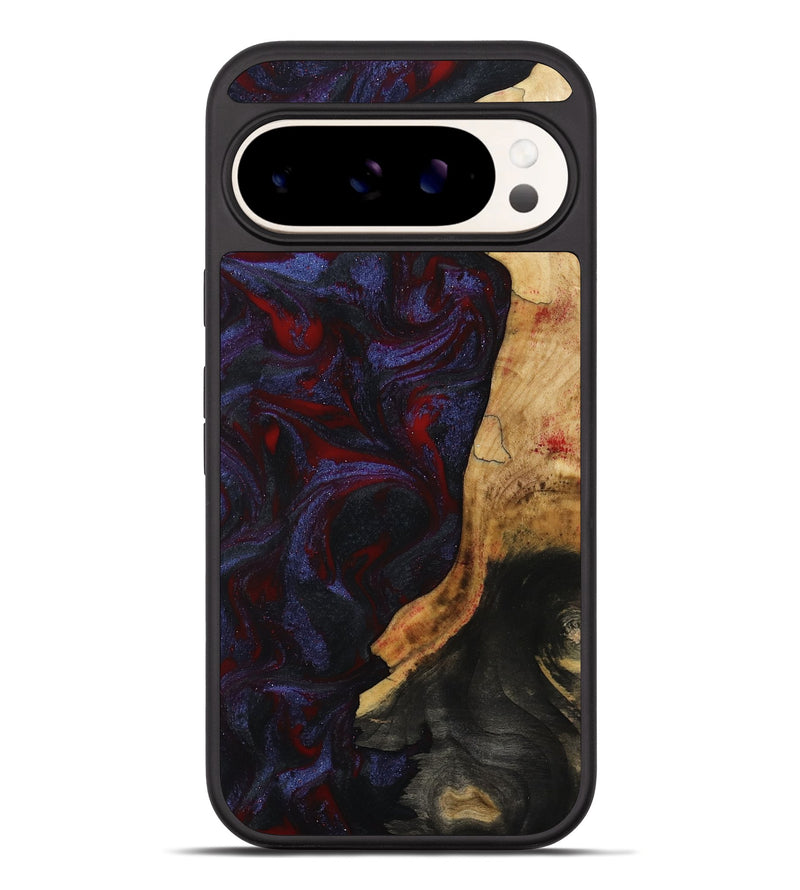 Pixel 10 Pro XL Wood Phone Case - Erich (Red, 808909)