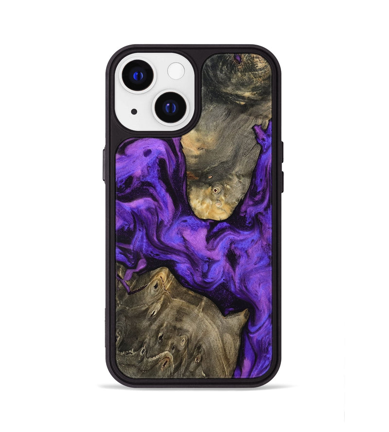 iPhone 13 Wood Phone Case - Travis (Purple, 808929)