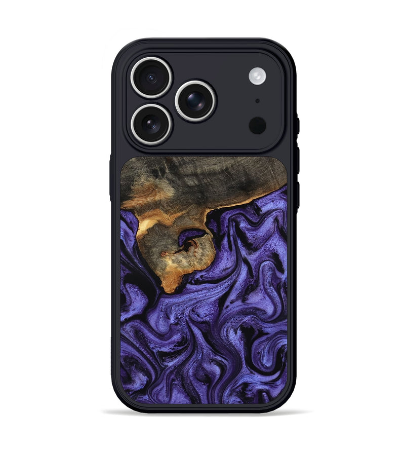 iPhone 17 Pro Wood Phone Case - Mariana (Purple, 808930)