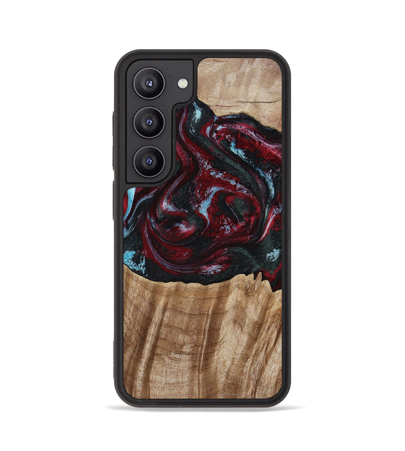Galaxy S23 Wood Phone Case - Caitlyn (Red, 808935)