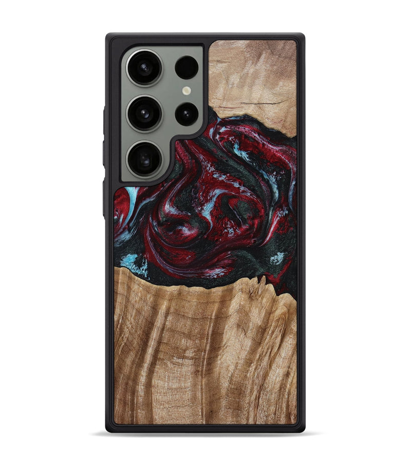 Galaxy S24 Ultra Wood Phone Case - Caitlyn (Red, 808935)
