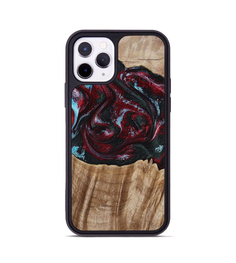 iPhone 11 Pro Wood Phone Case - Caitlyn (Red, 808935)