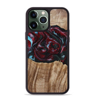 iPhone 13 Pro Max Wood Phone Case - Caitlyn (Red, 808935)