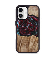 iPhone 17 Wood Phone Case - Caitlyn (Red, 808935)