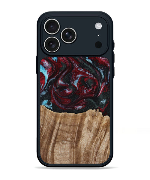 iPhone 17 Pro Max Wood Phone Case - Caitlyn (Red, 808935)