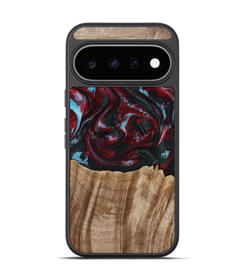 Pixel 11 Wood Phone Case - Caitlyn (Red, 808935)