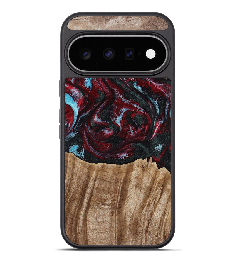 Pixel 11 Pro XL Wood Phone Case - Caitlyn (Red, 808935)