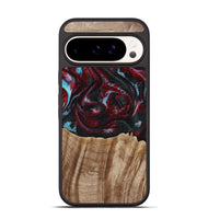 Pixel 9 Wood Phone Case - Caitlyn (Red, 808935)