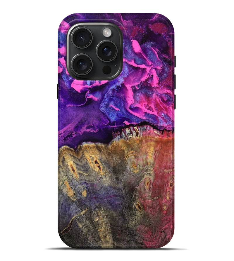 iPhone 16 Pro Max Wood Live Edge Phone Case - Maia (VIVID, 808997)