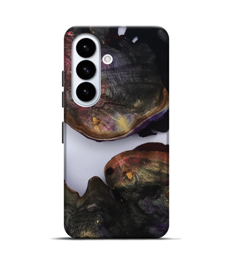 Galaxy S26 Wood Live Edge Phone Case - Mason (Clear, 809002)