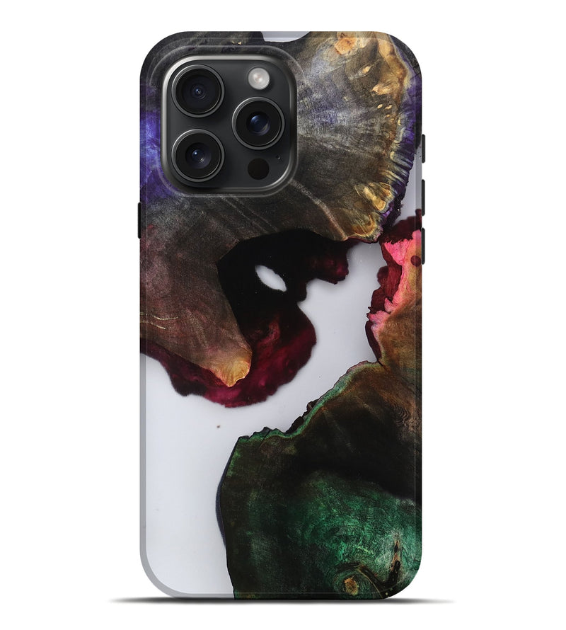 iPhone 16 Pro Max Wood Live Edge Phone Case - Khalani (Clear, 809005)