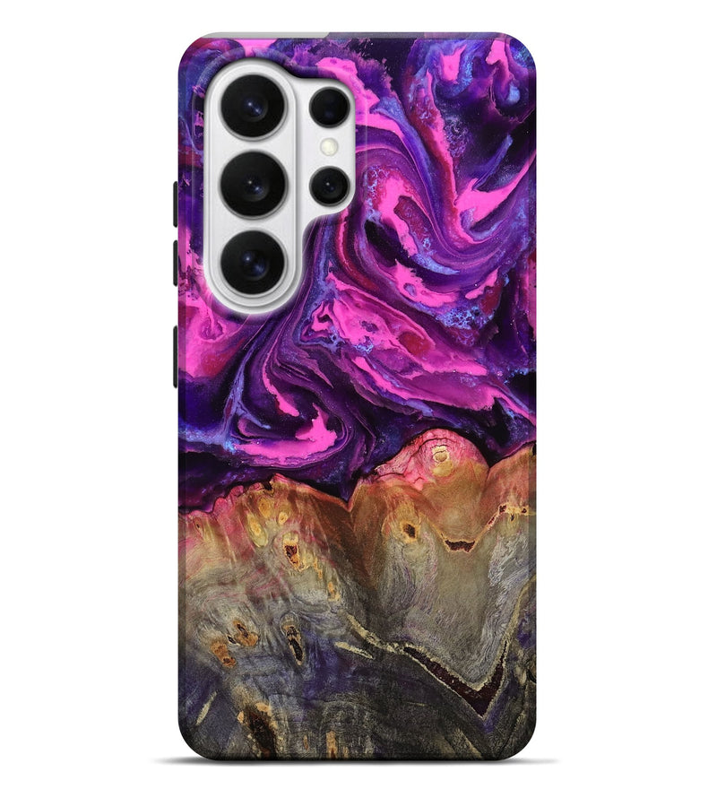 Galaxy S26 Ultra Wood Live Edge Phone Case - Dillion (Purple, 809006)