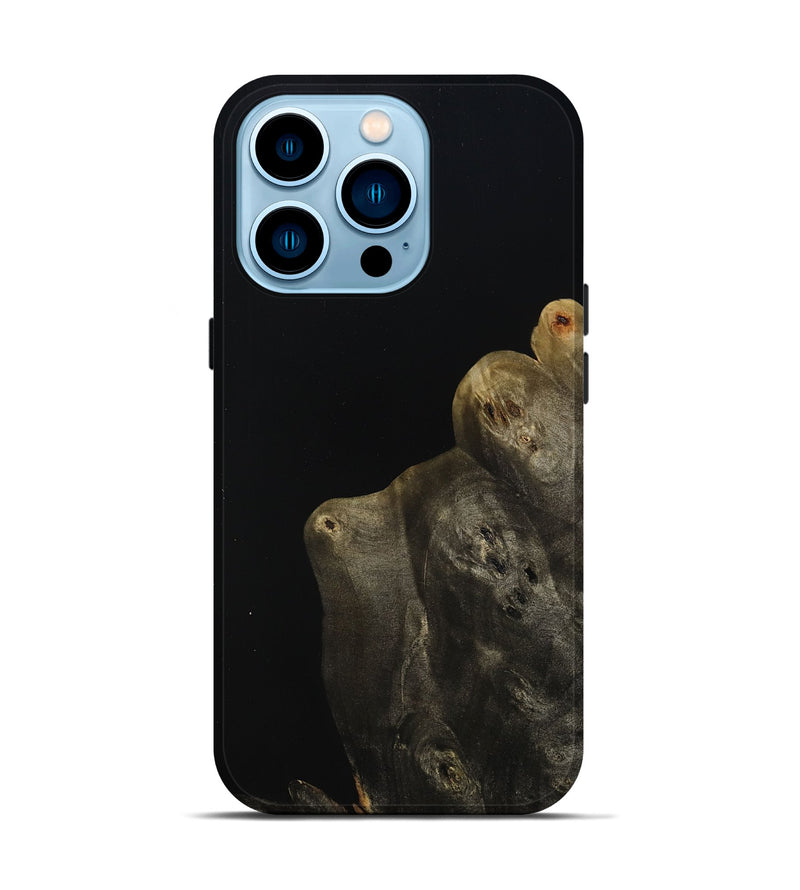 iPhone 14 Pro Wood Live Edge Phone Case - Elroy (Wood Burl, 809017)
