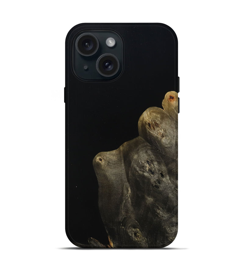 iPhone 15 Wood Live Edge Phone Case - Elroy (Wood Burl, 809017)