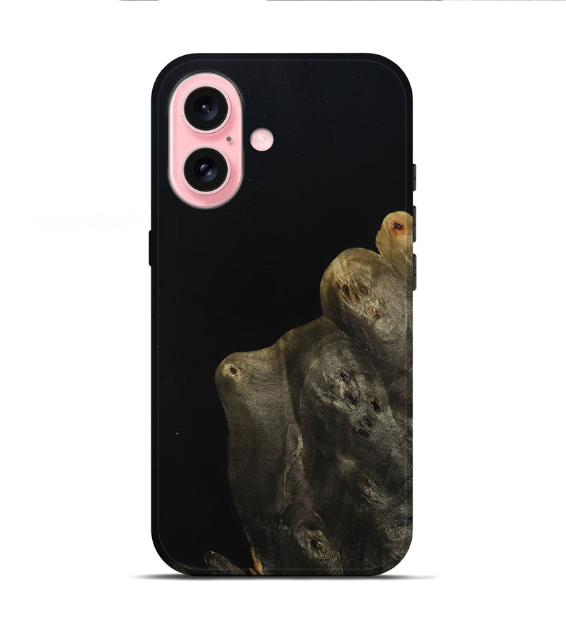 iPhone 16 Wood Live Edge Phone Case - Elroy (Wood Burl, 809017)
