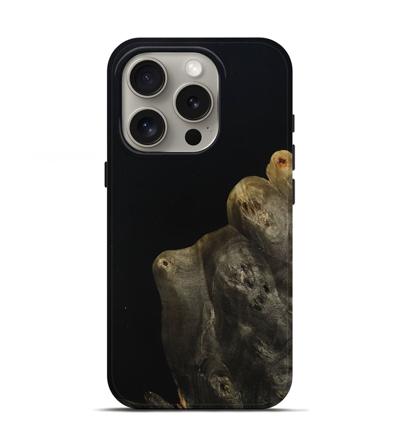 iPhone 16 Pro Wood Live Edge Phone Case - Elroy (Wood Burl, 809017)