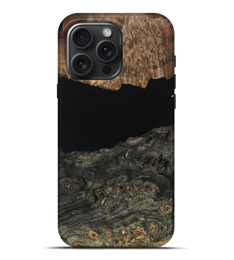iPhone 16 Pro Max Wood Live Edge Phone Case - Franco (Wood Burl, 809018)